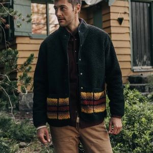 The Port Jacket in Sunset Stripe - Size 40